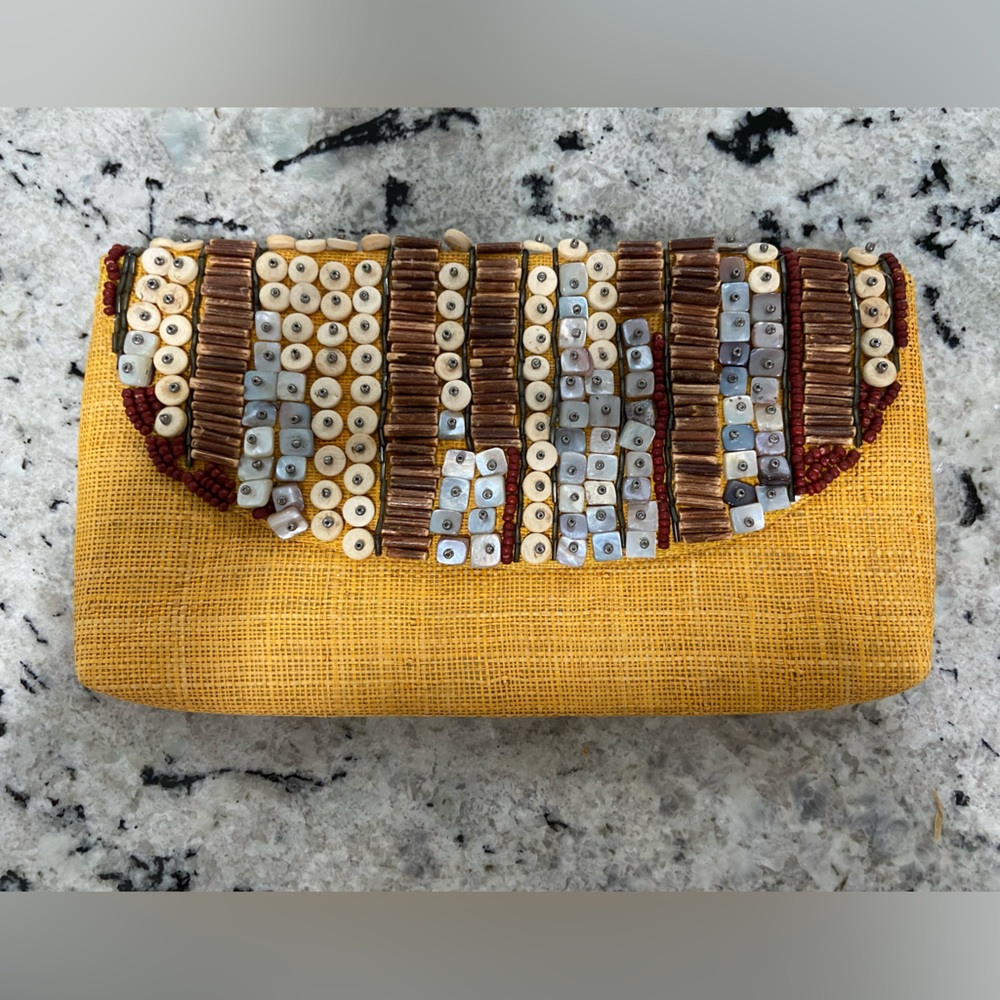 Handmade Island Clutch